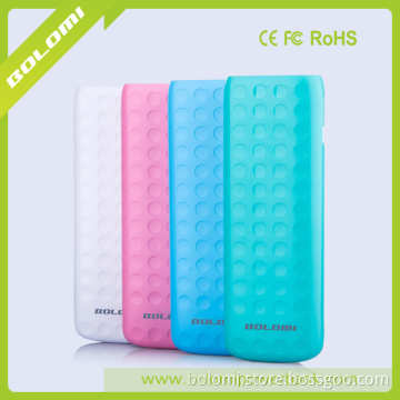 HOT selling large capacity of 10400 mAh mobile power supply with two LED flashlight, Smart phone charging treasure 8800mah.